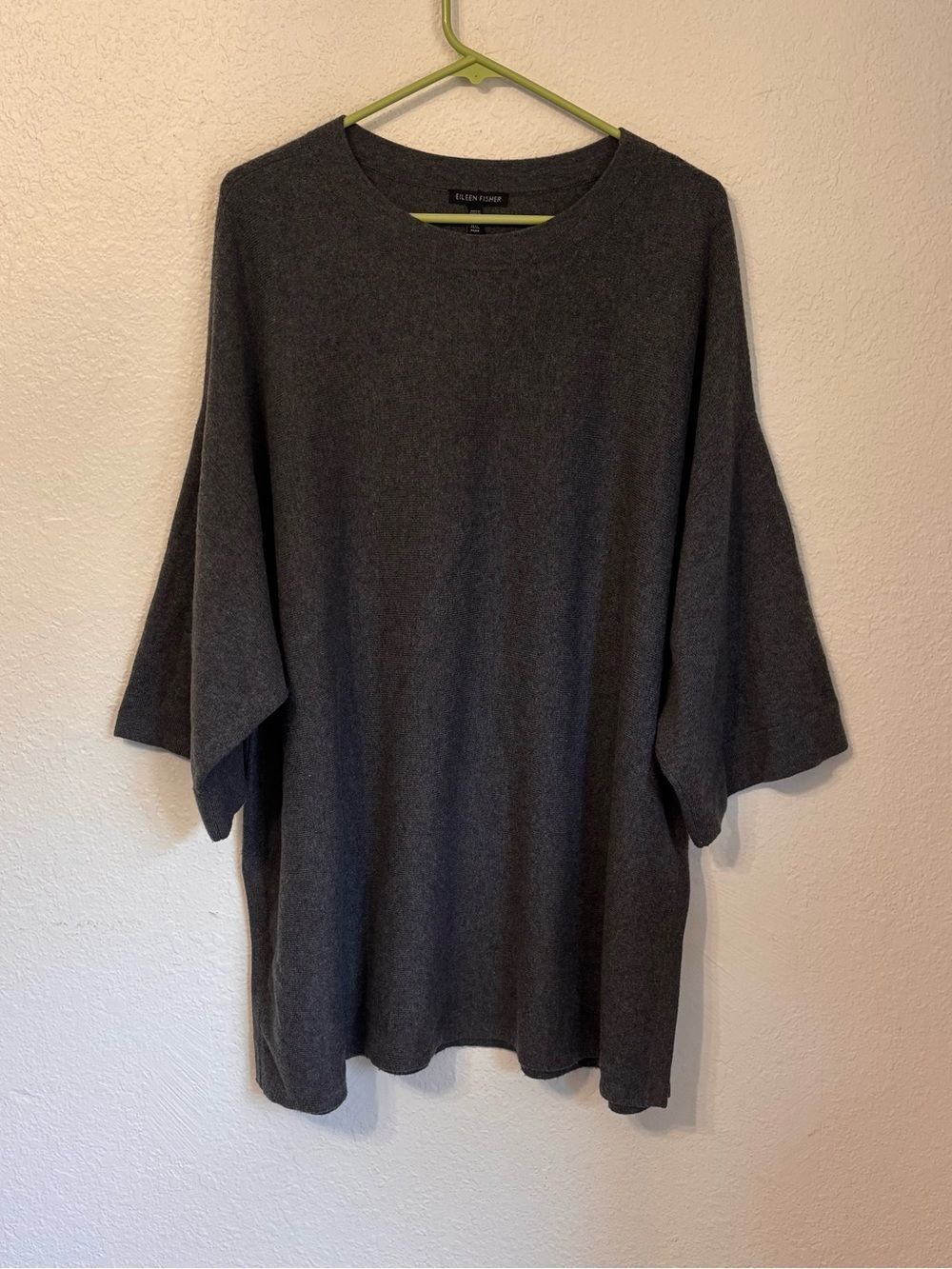 Eileen Fisher Oversized Wool Pullover Medium